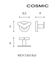 MEDIDAS COLGADOR DOBLE START COSMIC